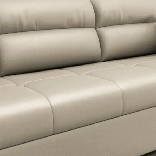 1880mm Beige Full Sleeper Convertible Sofa with Storage & Pockets Sofa Bed - Image 4