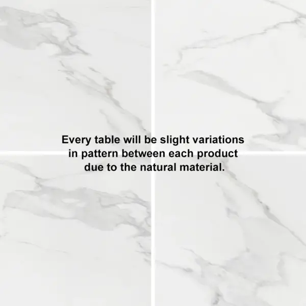 Cofab 1500mm White Sideboard Cabinet Sintered Stone Top Modern Buffet - Image 7