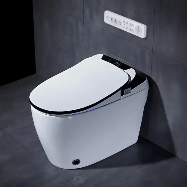 Automatic Toilet One-Piece Floor Mounted Self Clean Smart Toilet Vertical Outlet - Image 5