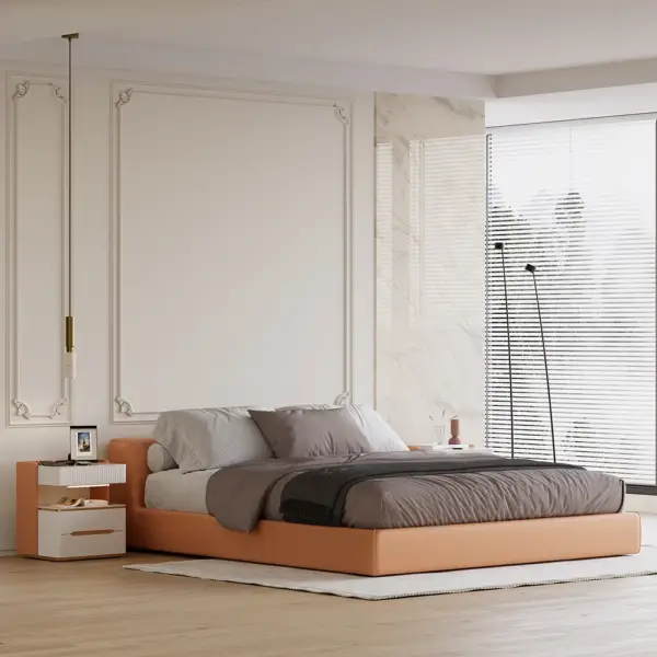 Vailora Modern Smart Nightstand with Wireless Charger & Sensor Light Bluetooth Speakers - Image 11