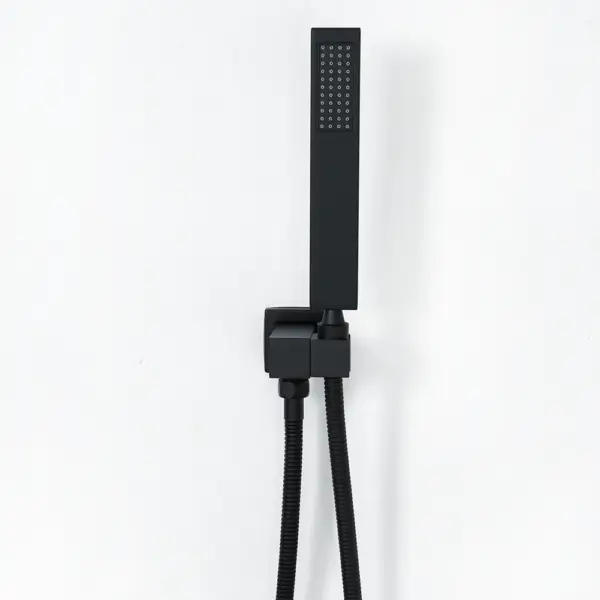 Wall Mounted Waterfall Bath Filler Mixer Tap Matte Black with Hand Shower - Image 15